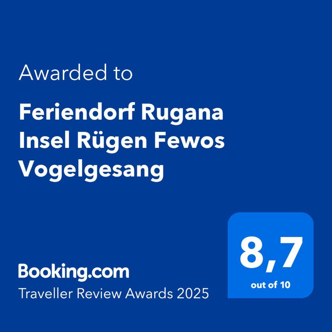Feriendorf Rugana Insel Ruegen Fewos Vogelgesang 드란스케 외부 사진
